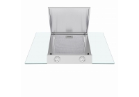 Кухонная вытяжка MAUNFELD Gloria 90 нержавеющая сталь/прозрачное стекло