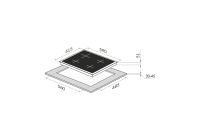 Комбинированная варочная панель MAUNFELD EEHG.64.13CB/KG