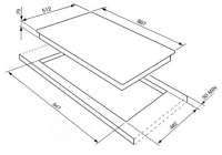 Варочная панель Smeg PGF96
